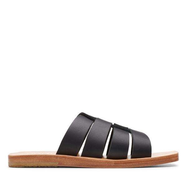 Clarks Womens Margot Weave Sandals Black | CA-9487253